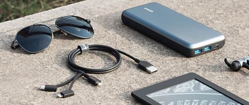 Anker 321 USB-A to Lightning Cable (3 ft 3-in-1)