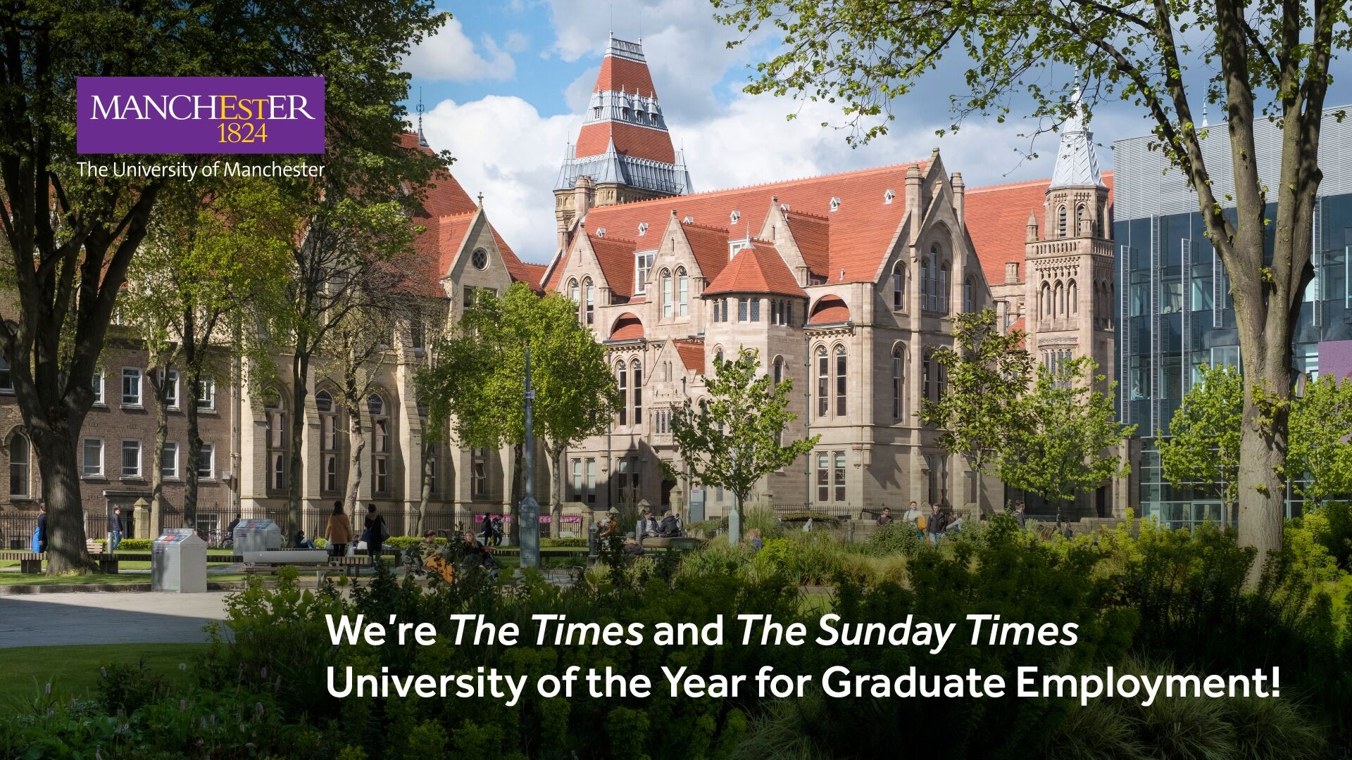 曼彻斯特荣获英国毕业生就业率最高的大学称号