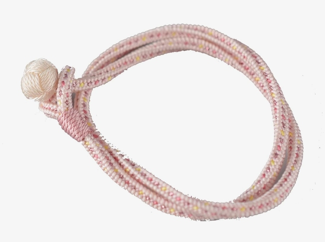 kyoto asahiya red japanese kumihimo silk braided bracelet