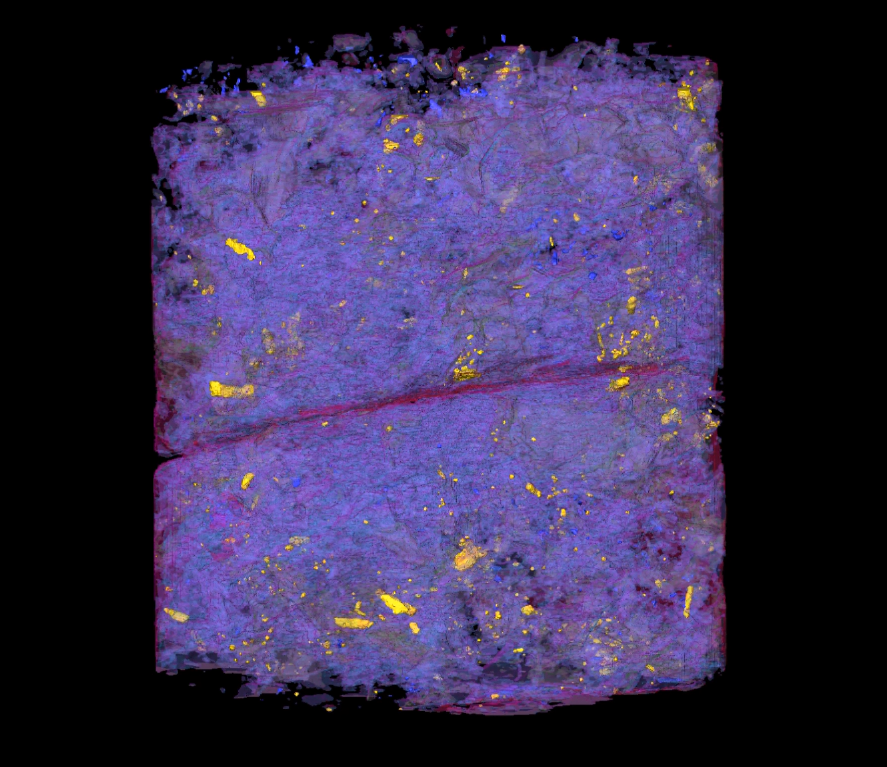微小晶体填补裂隙，限制岩石中污染物的吸收
