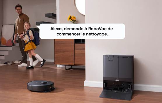 commande vocale aspi robot