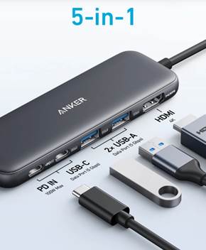 Anker 332 USB-C Hub (5-in-1)