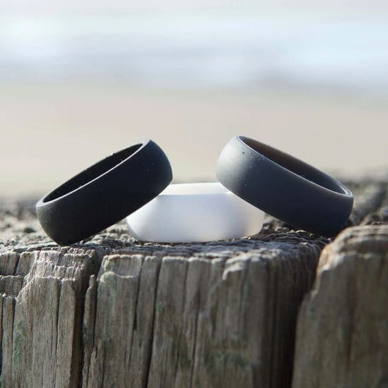 silicone black rings