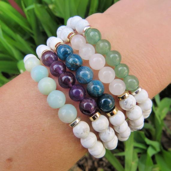 gemstone bead bracelets