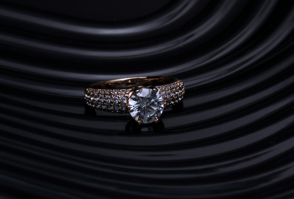 grown diamond ring