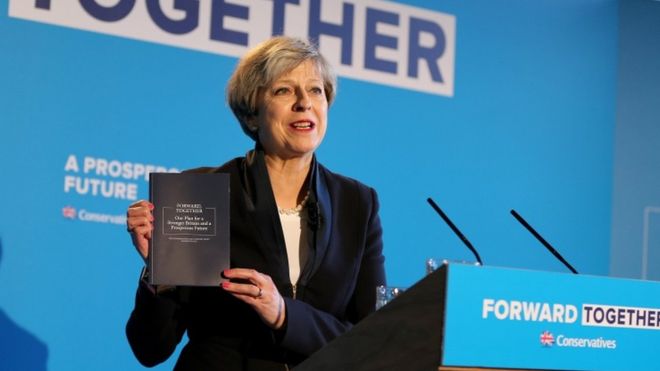 研究发现，英国保守党未能实现2017年选举纲领中的一半承诺