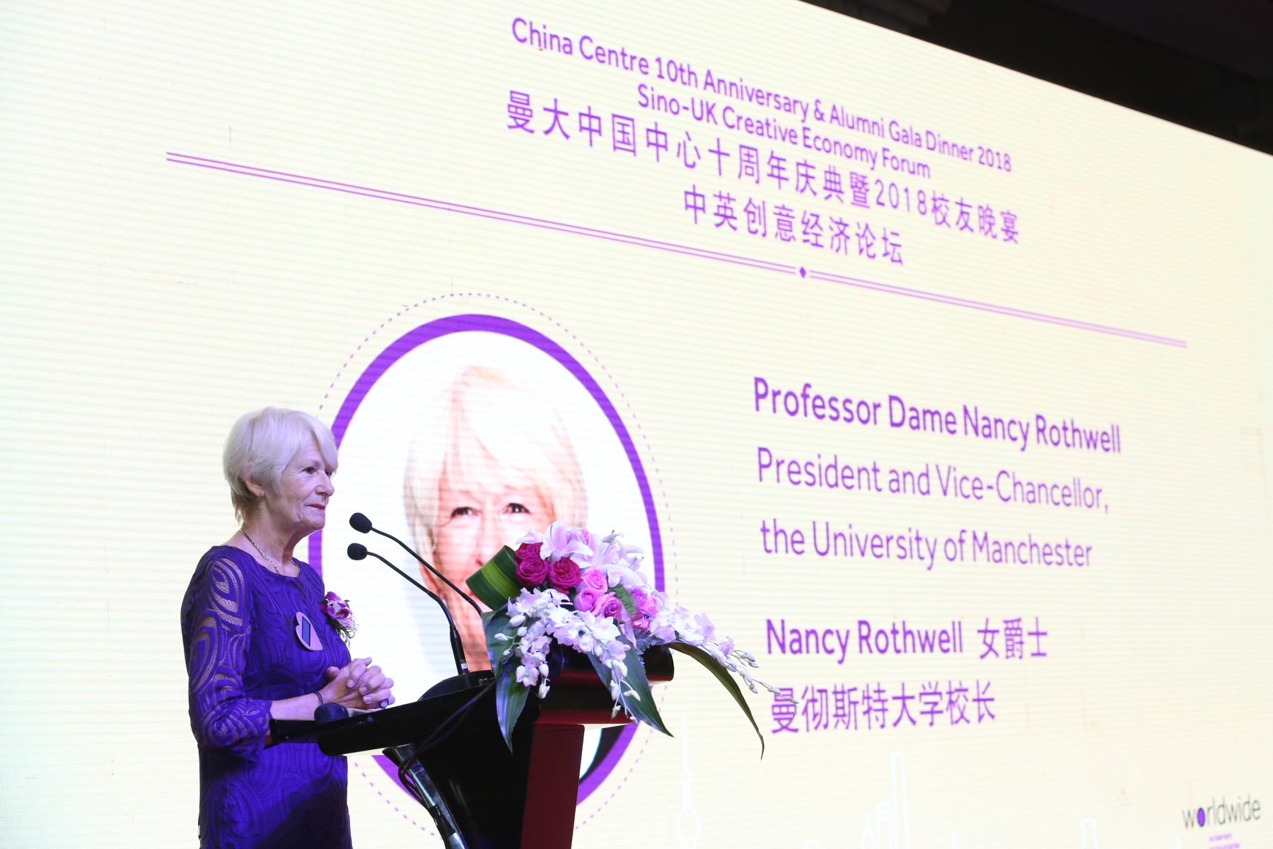 大学在中国庆祝十周年