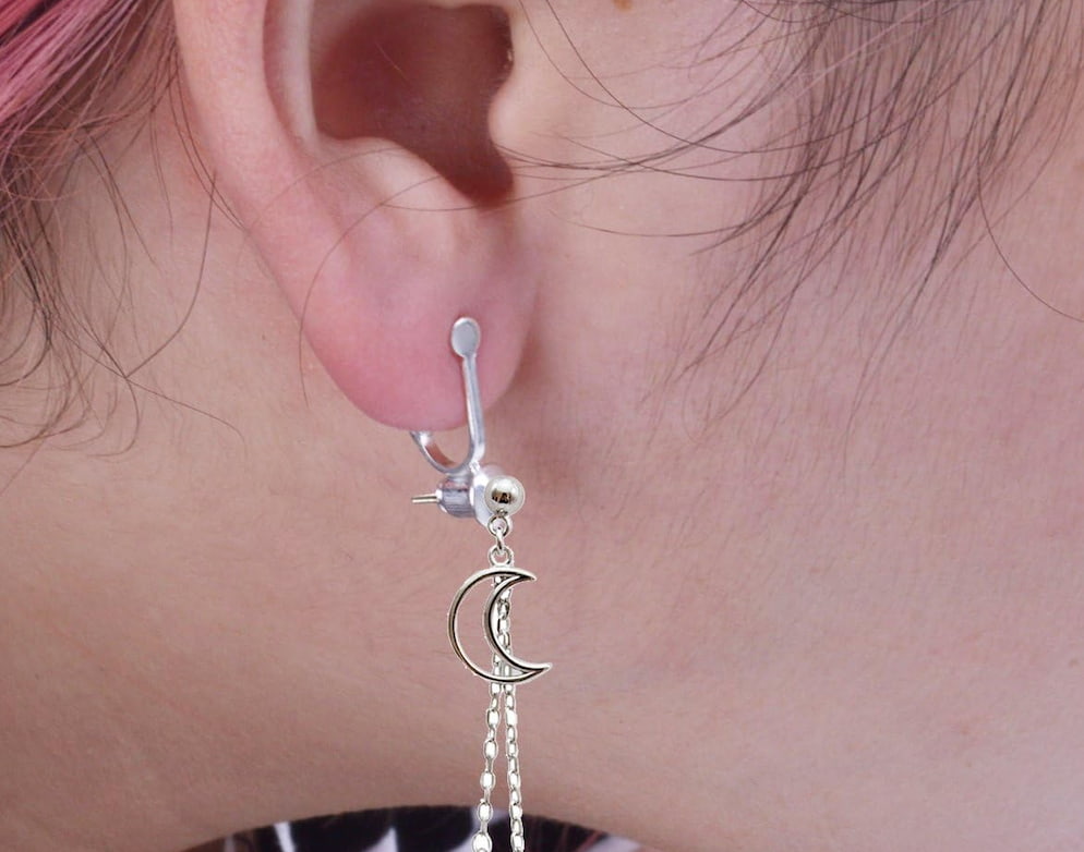 converting pierced post earrings to clip on