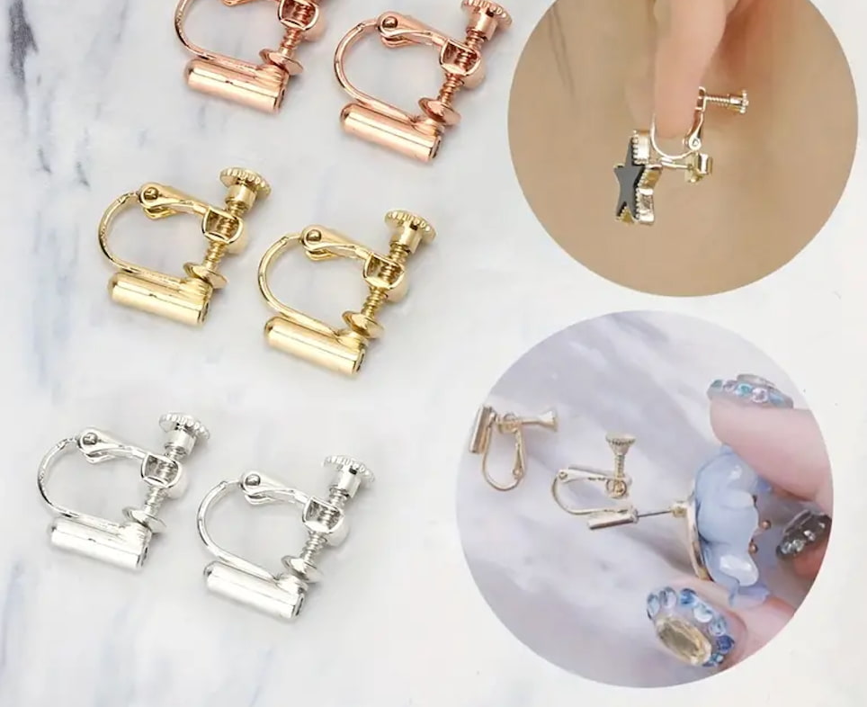 converting post back earrings to clip on