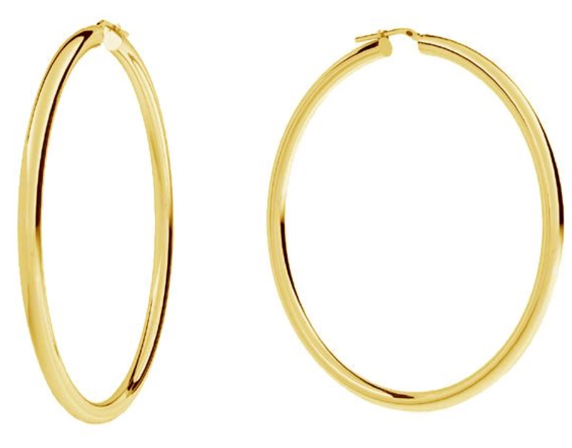 simple hoop earrings