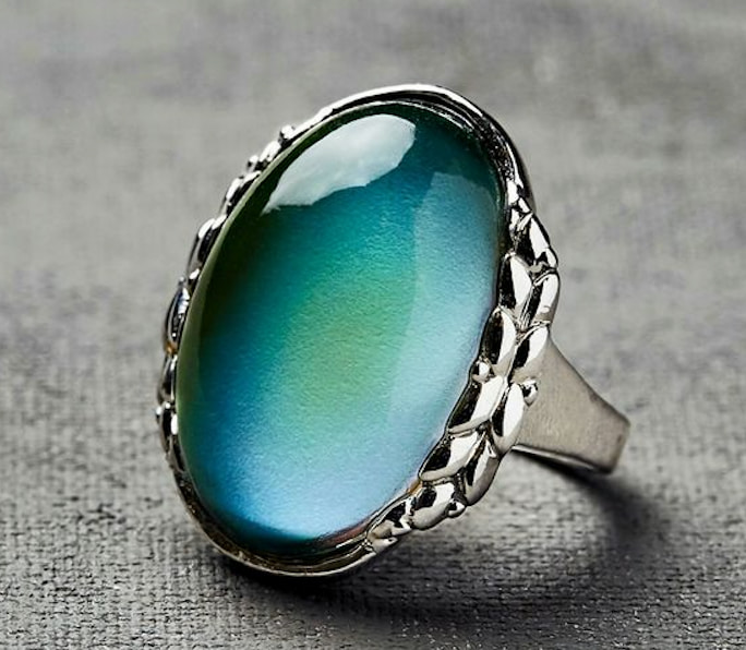 blue green mood ring