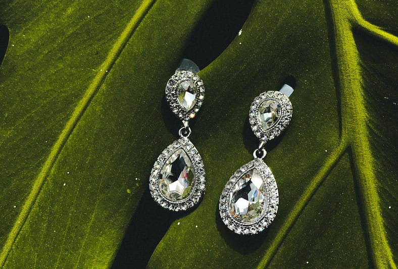 diamond earring dangles