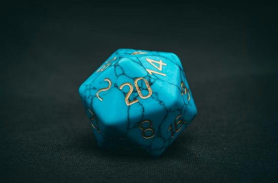 turquoise dice