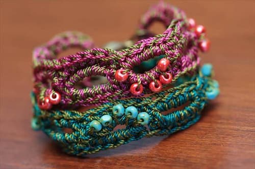 simple beaded crochet