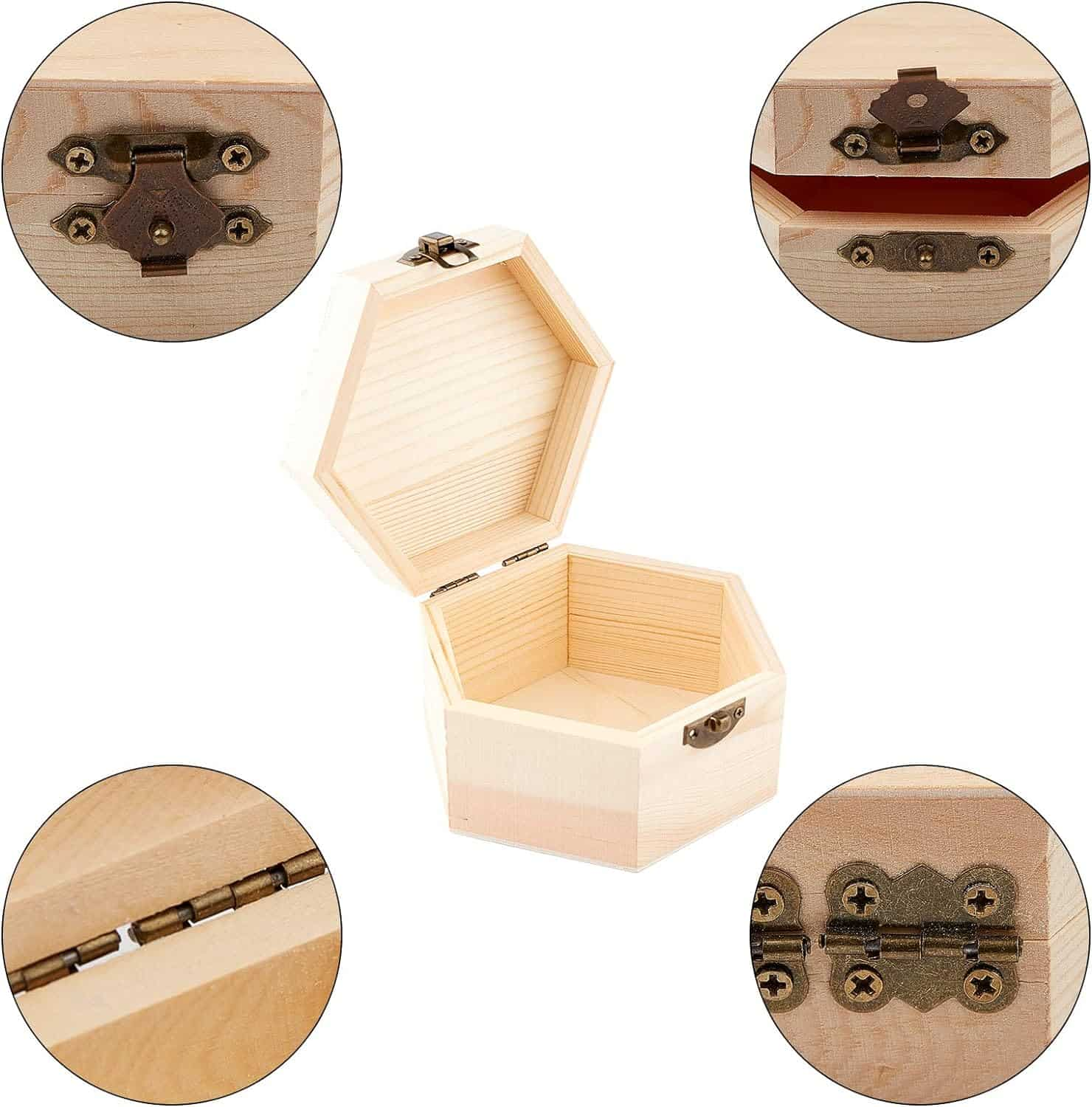 wooden jewelry box frame