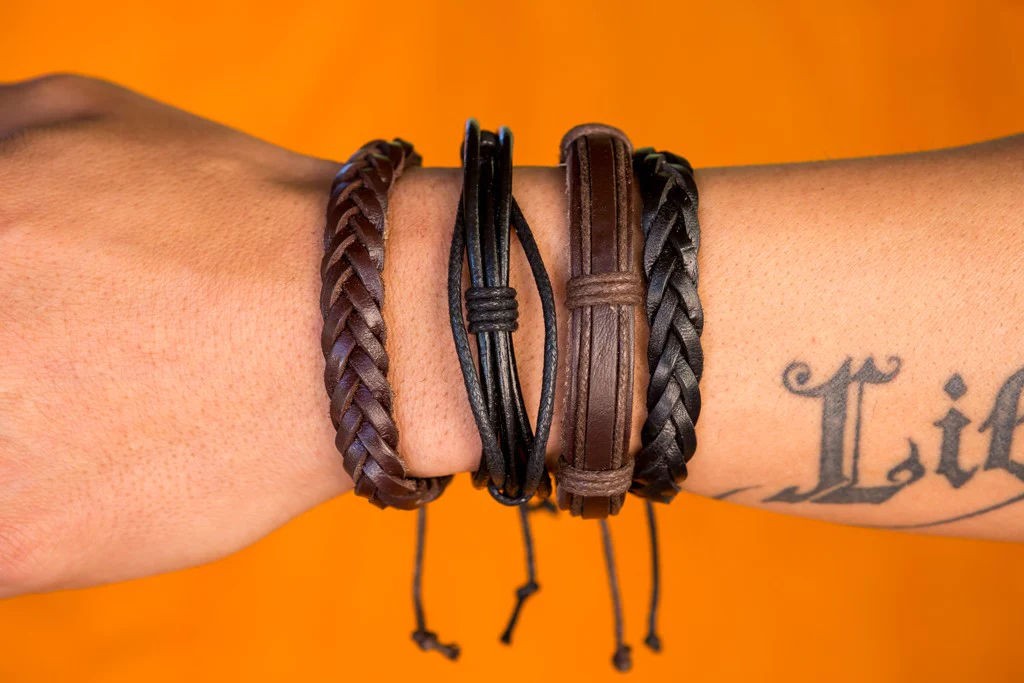 Braided Leather Bracelets