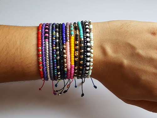 adjustable bead bracelet