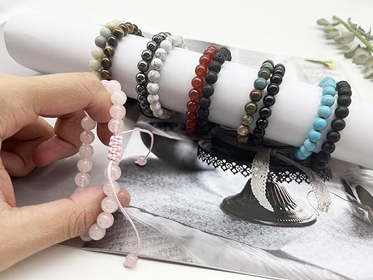 gemstone adjustable bracelet