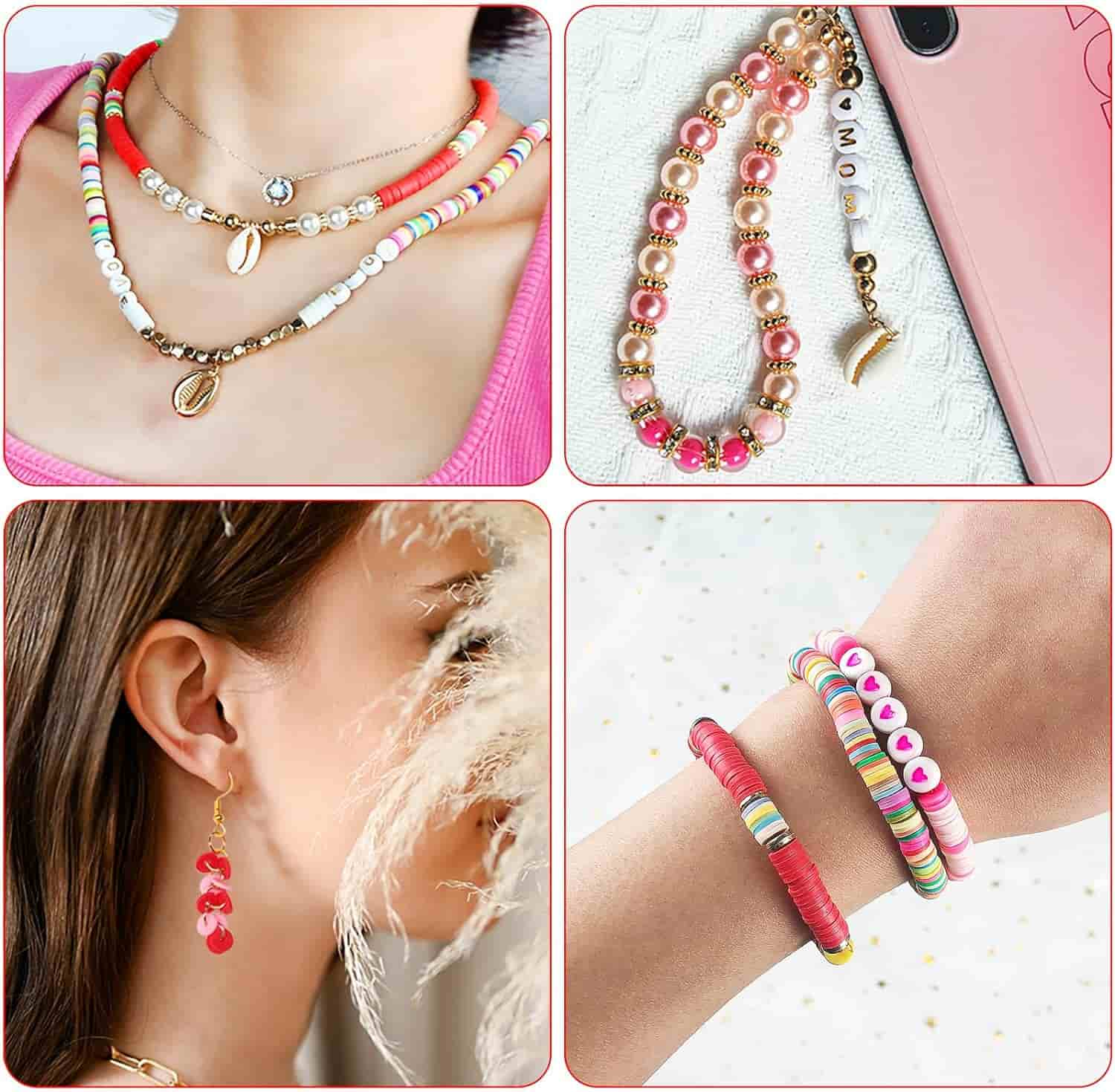 how to make clay bead bracelets