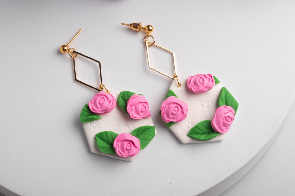 polymer clay earrings