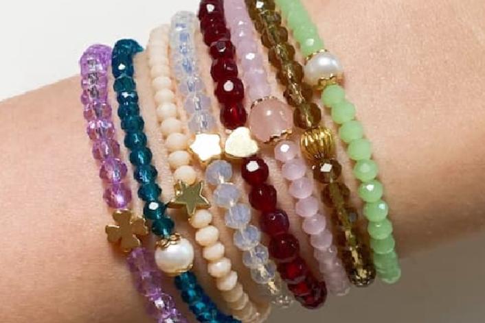 glass bead bracelets