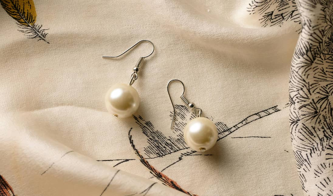 diy pearl earrings