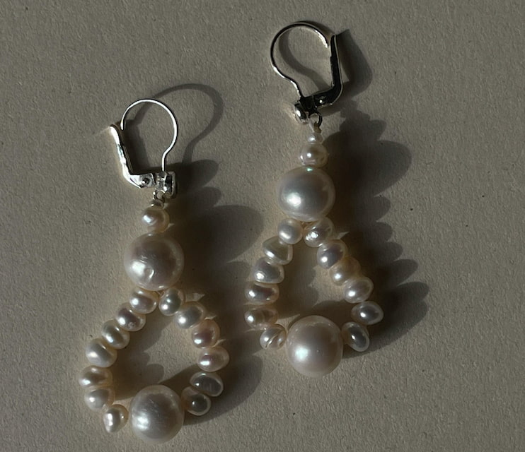 pearl earrings