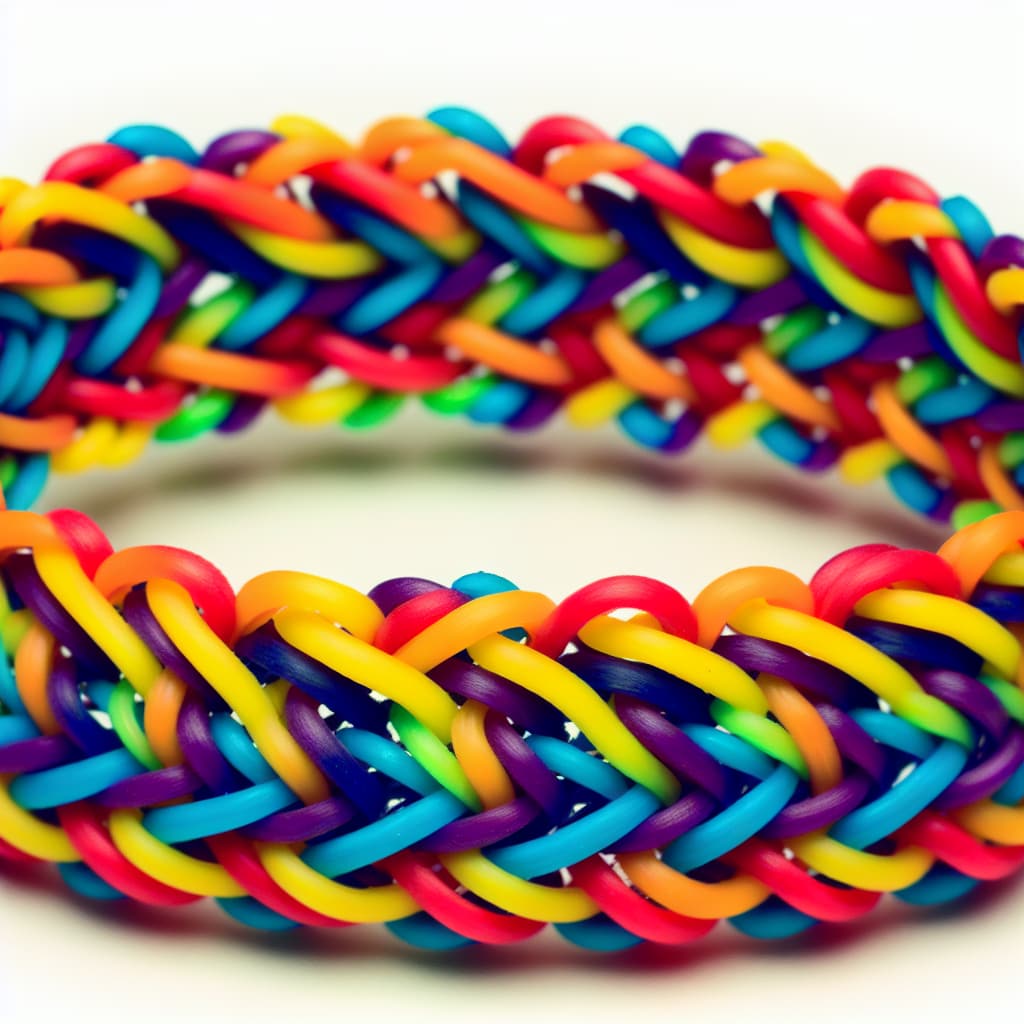 Double Helix Rainbow Loom Bracelet