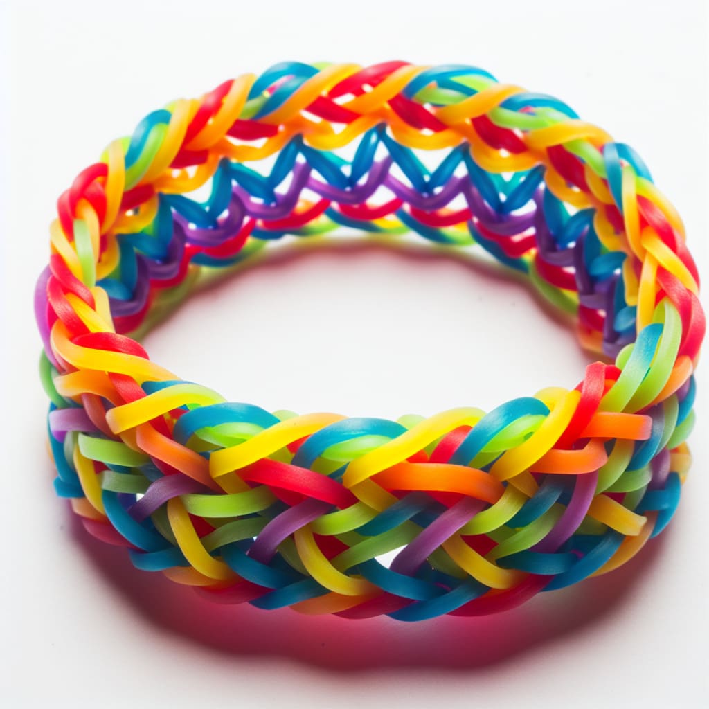 Hexafish Rainbow Loom Bracelet