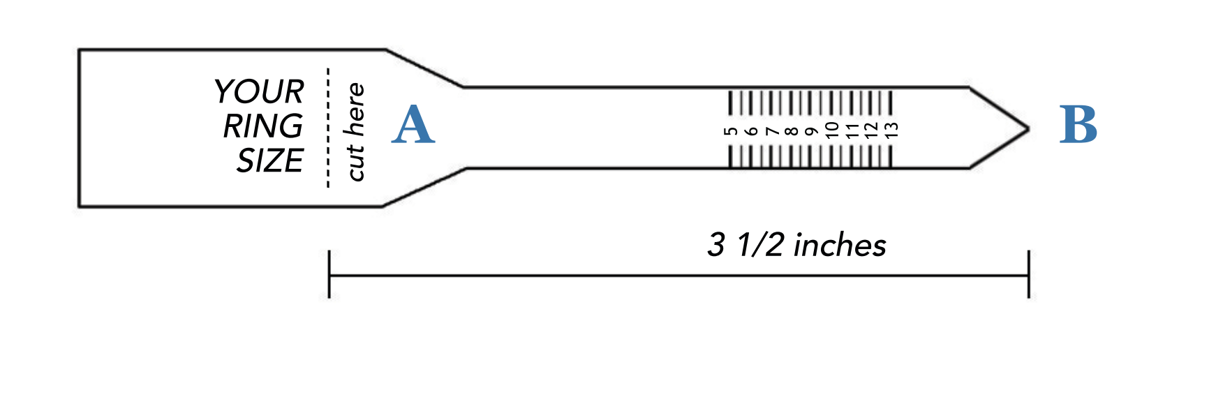 printable ring sizer