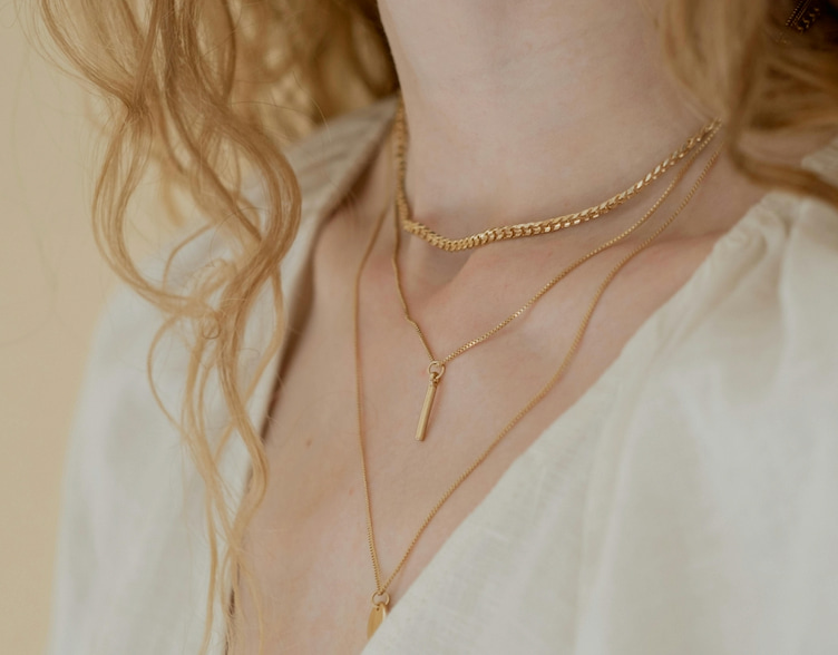 layered gold necklaces