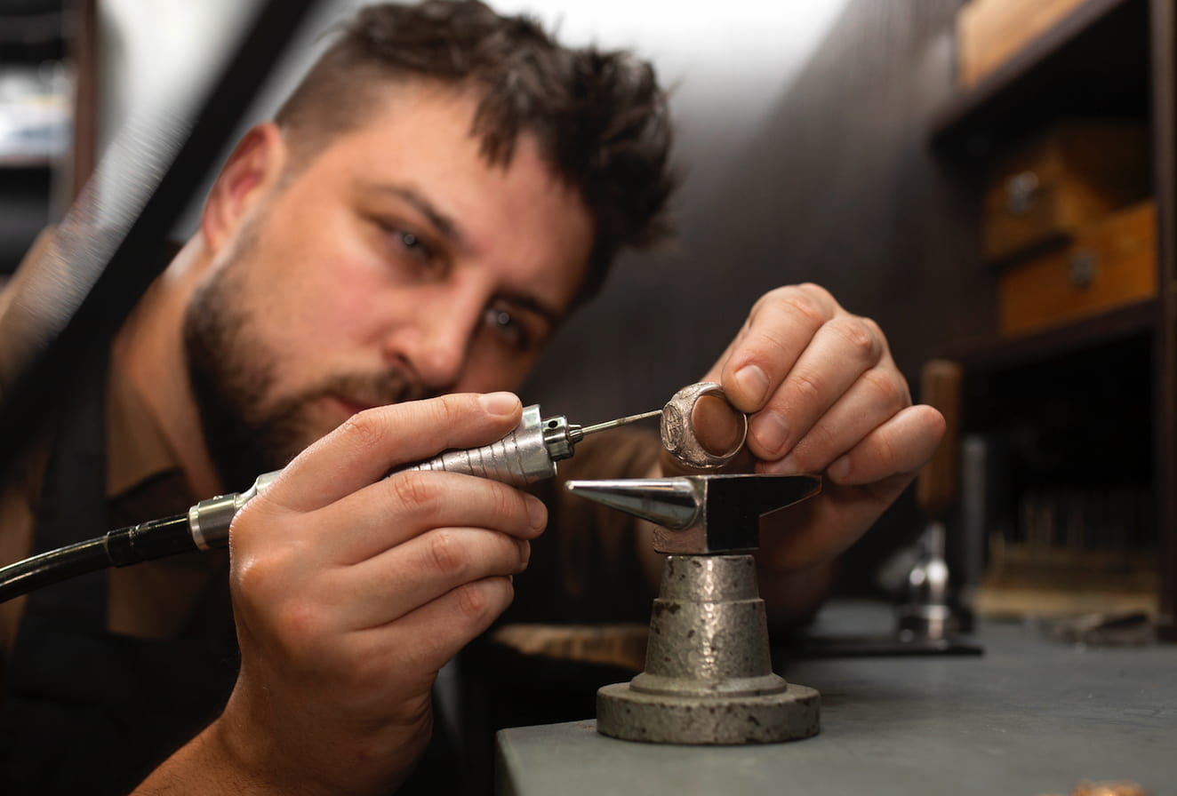 soldering jewelry with iron