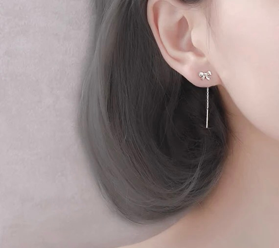 knot threader earring