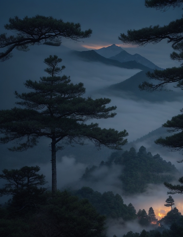 夏夜怀洞霄