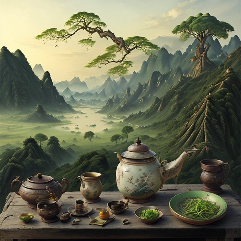 和公仪饮茶
