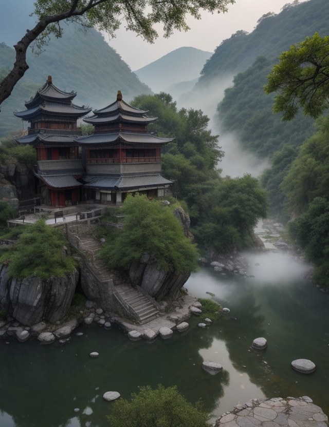 与嘉佑同游宝应寺