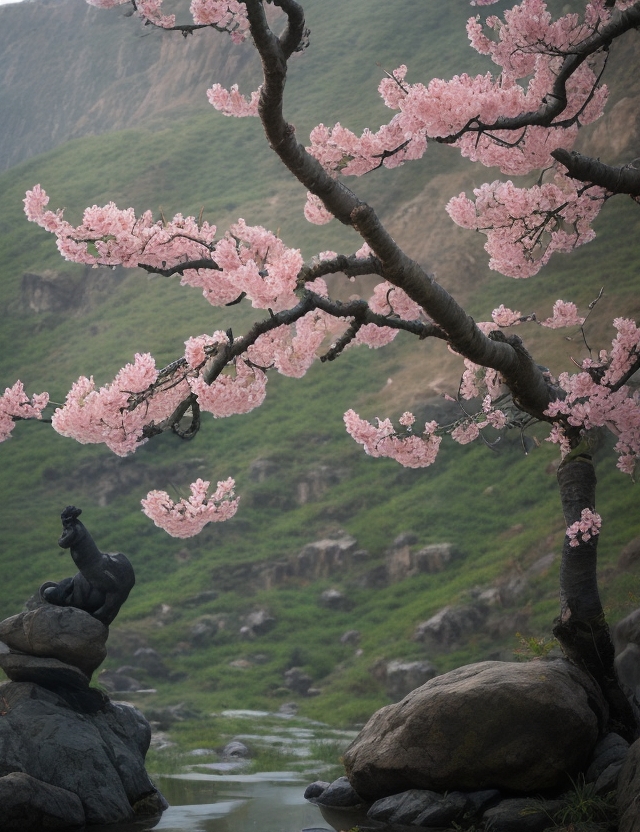 梅花下小饮