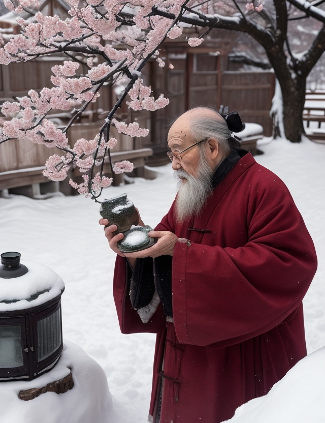 赠僧雪翁