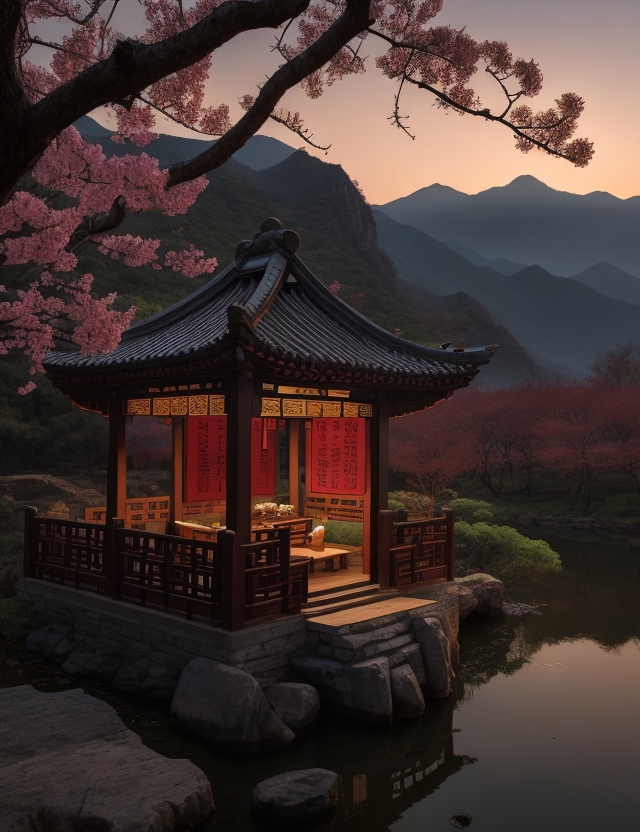 小楼独酌