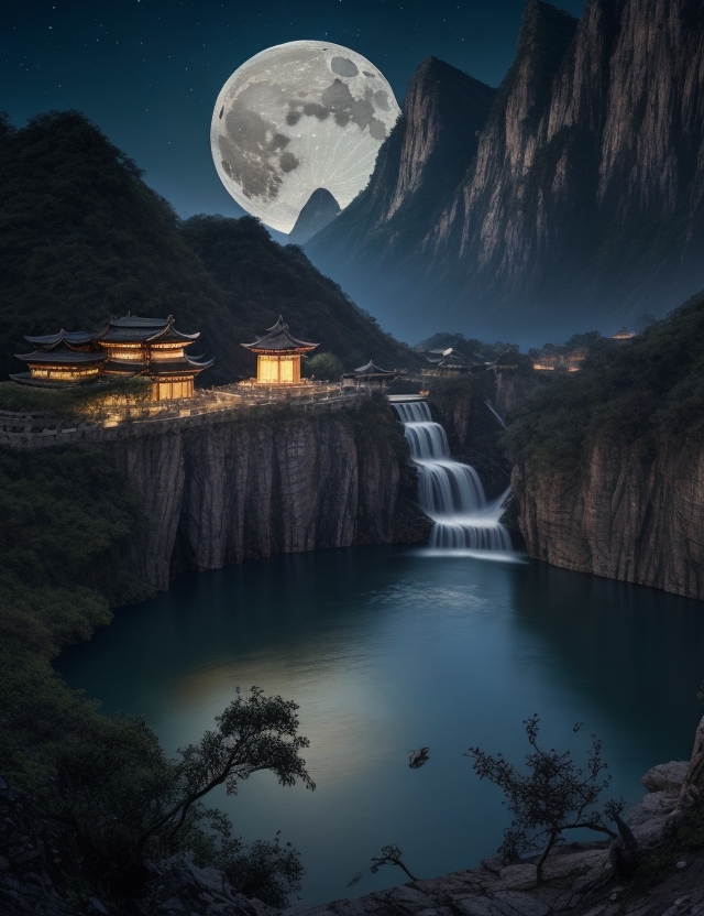 荆湖望月