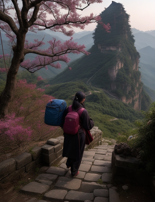 空师欲游岳往访山寺