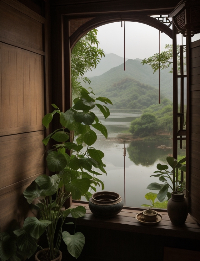 书斋夏日