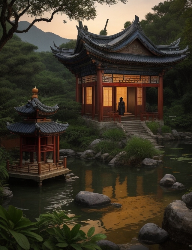 晚游慈恩寺