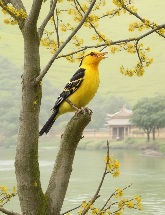 春日宴魏万成湘水亭