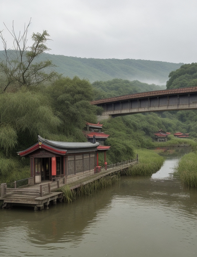 湖堤暮归