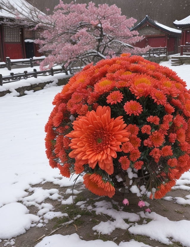 次韵永叔二月雪