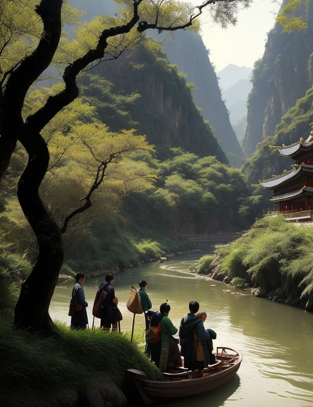 春日游龙门山寺