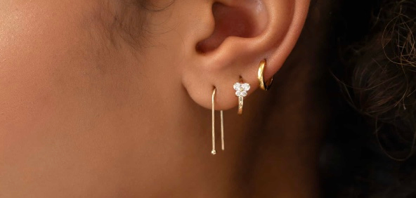 threaded earring