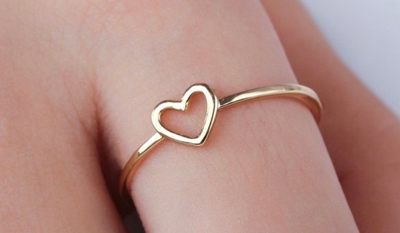 heart shape ring