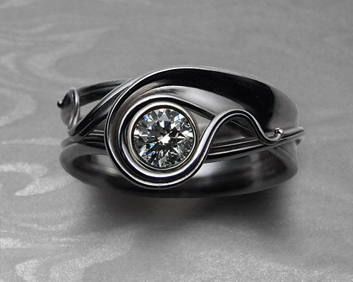 modern artistic ring